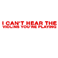 Violins Sticker by Kassi Ashton