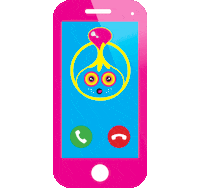 Phone Call Fun Sticker by Sloomoo Institute