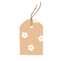 Flowers Tag Sticker