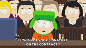 kyle broflovski GIF by South Park 