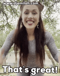 Great News GIF by Djemilah Birnie