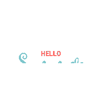 Summer Hello Sticker