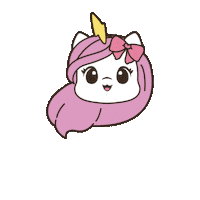 Logo Pink Sticker by Brave Unicorn