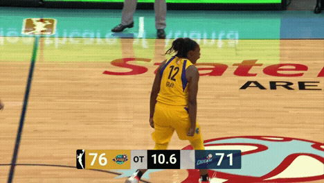 Excited La Sparks GIF by WNBA