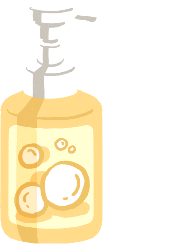 anniecchiang giphyupload wash foam handwash Sticker