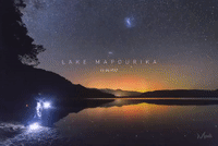 Spectacular Video Shows Aurora Over New Zealand's Lake Mapourika