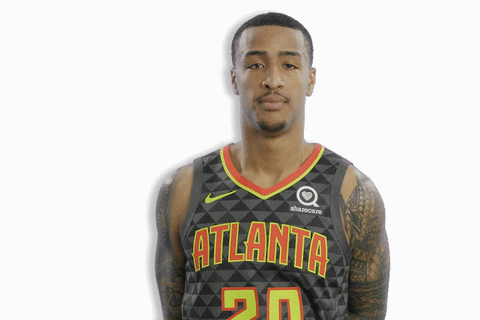 John Collins Reaction GIF by Atlanta Hawks