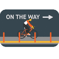 On The Way Bike Sticker by Cycling Matters