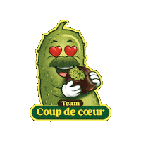 evivenutrition snack pickle coupdecoeur evive Sticker