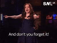 Snl Dont You Forget It GIF by Sky