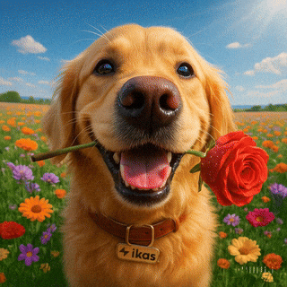 Golden Retriever Love GIF by Salih Kizilkaya