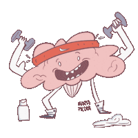 Mental Health Brain Sticker