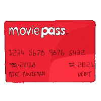 cinema popcorn Sticker by MoviePass