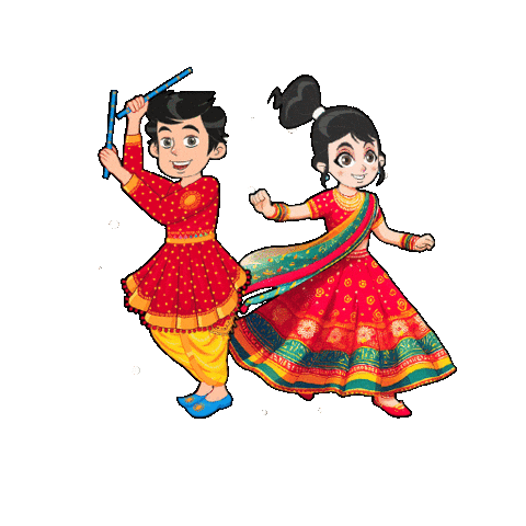 Durga Puja Navratri Sticker by Chhota Bheem