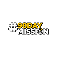 hopethemission 90 day challenge 90daychallenge 50in90 90 day mission Sticker