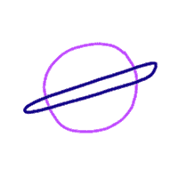 Space Line Sticker