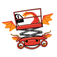 New Year Dragon Sticker by Skyjack