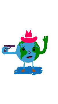 Happy World Sticker