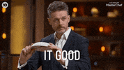 Celebrity Masterchef Reaction GIF by MasterChefAU