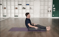Happy Back Stretching GIF by YOGABODY
