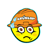 Nervous Level Up Sticker by Level Up Customs