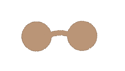 Hanahanaillust giphyupload glasses メガネ ハナハナ Sticker