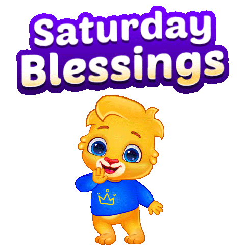 Saturday Morning Weekend Sticker by Lucas and Friends by RV AppStudios