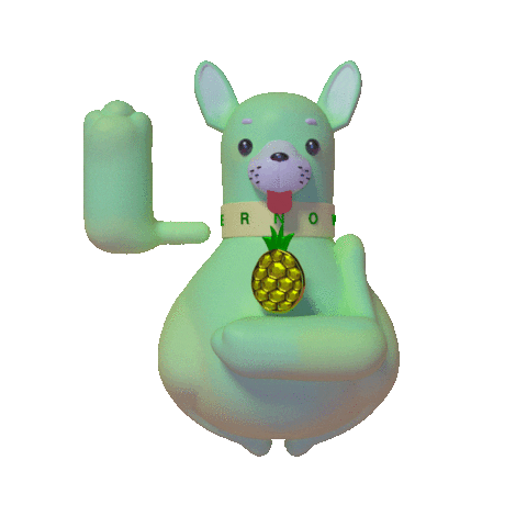 Dog 3D Sticker