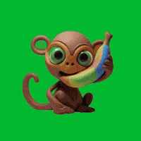 Hungry Monkey GIF