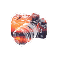 Camera Olympus Sticker by OM SYSTEM