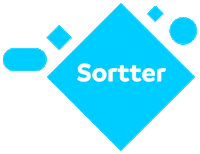 sortter logo sortter sorttercom sortter dot com Sticker