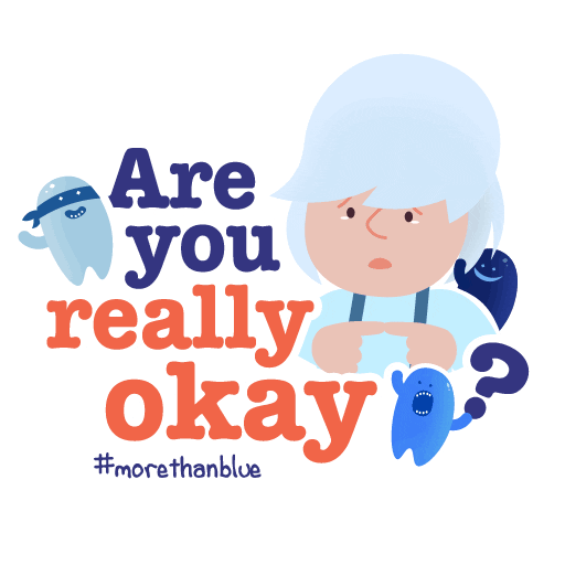 wecommssg sad emo mental health depression Sticker