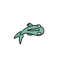 estebanarielart fish swimming swim fishing Sticker