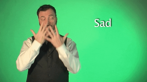 sad sign language GIF by Sign with Robert