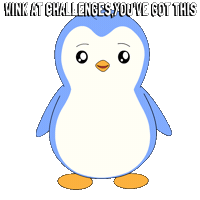 You Got This Do It Sticker by Pudgy Penguins