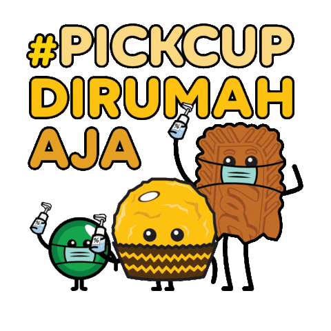 Pick Up Corona Sticker by Wake Cup