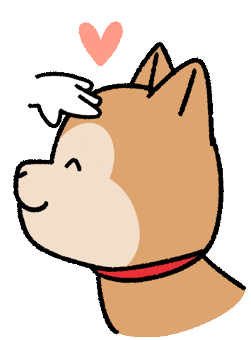 Happy Dog Sticker by Ai and Aiko