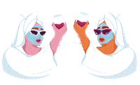 Beauty Cheers Sticker by BACH