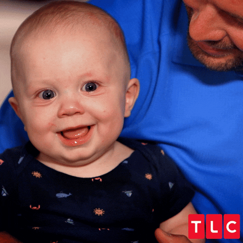 Happy Baby Smile GIF by TLC