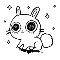 Karulox kawaii bunny conejo conejito Sticker