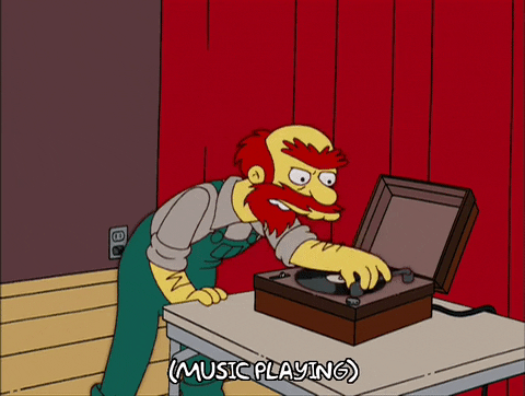 Episode 19 Playing A Record GIF by The Simpsons
