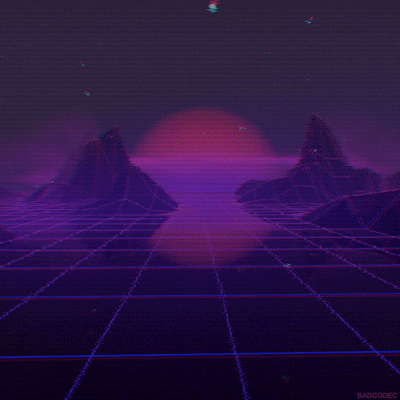 80s pink GIF