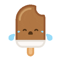 Sad Ice Cream Sticker