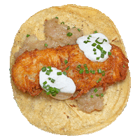 Taco Hanukkah Sticker by foodbabyny