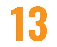 Number 13 Pma Sticker by Upsiders