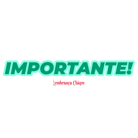 Atencao Aviso Sticker by lembrancachique