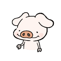 yudai9c pig piglet それ ポトフ Sticker