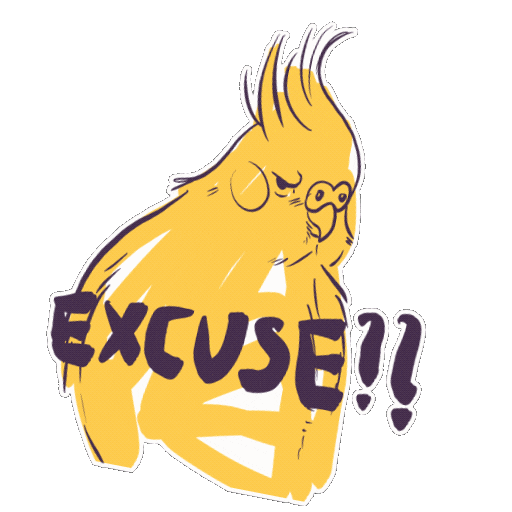 Angry Illustration Sticker