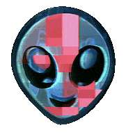 Glitch Emoji Sticker by #BASILIO