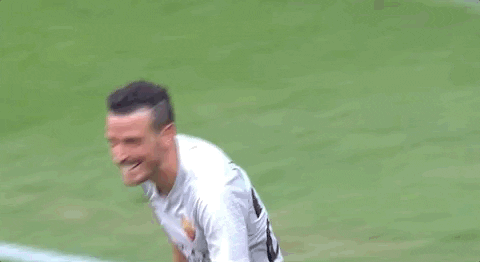 happy funny face GIF by AS Roma